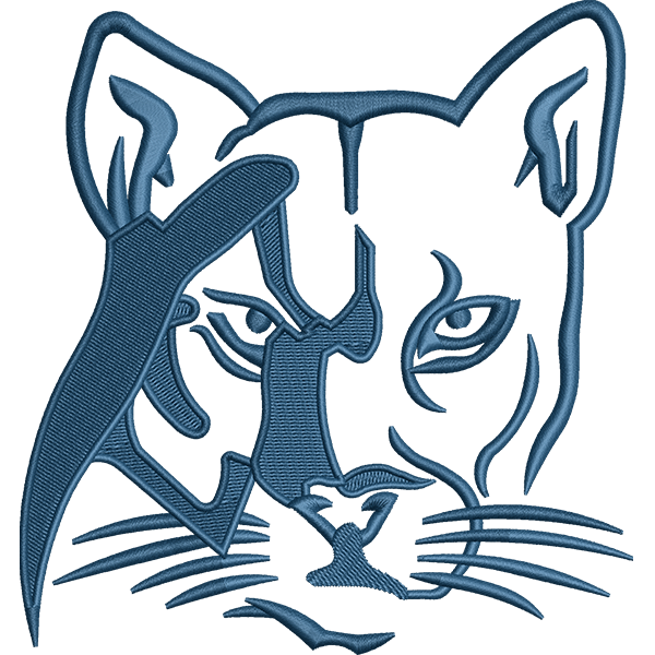 Scary Cat Embroidery Design