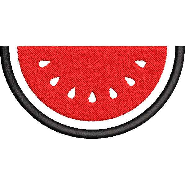 Watermelon Embroidery Design
