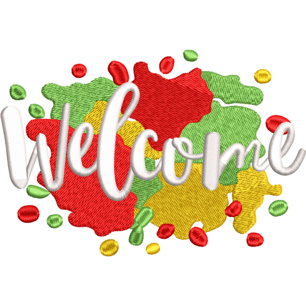 Welcome Embroidery