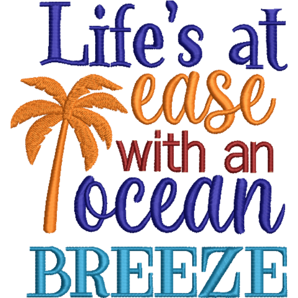Ocean Breeze Text