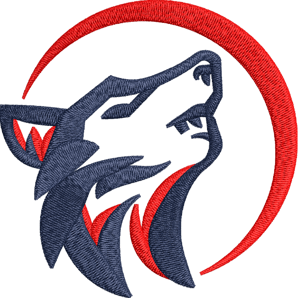 Wolf Face Design