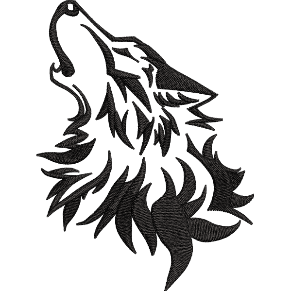 Threatening Wolf Design