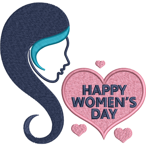 day women embroidery design