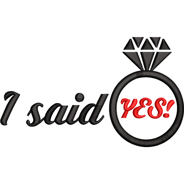 I Said Yes Design