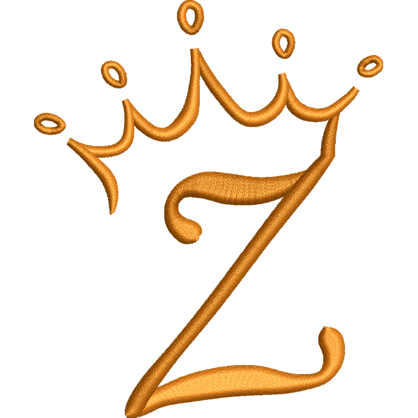 Crown Letter Z Design