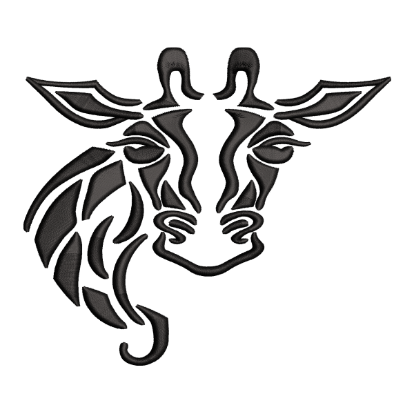 Giraffe Outline Design