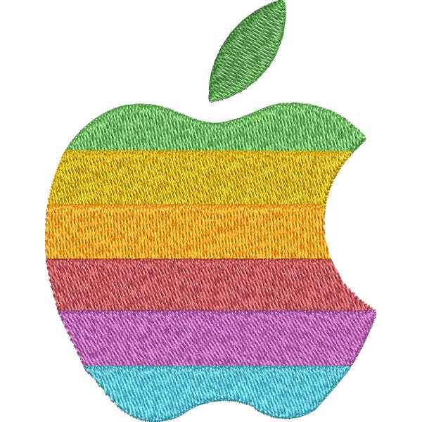 Rainbow Apple Design