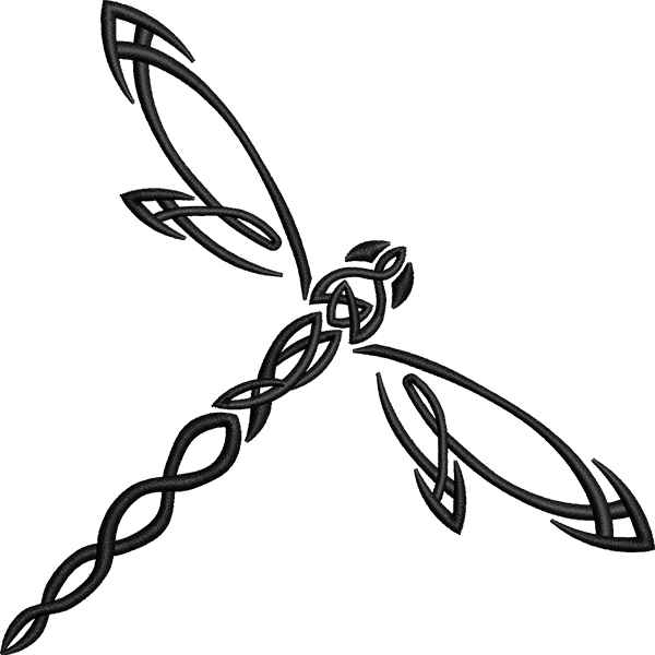 Black Dragonfly Design