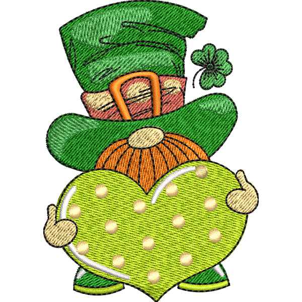 Gnome With Heart Design