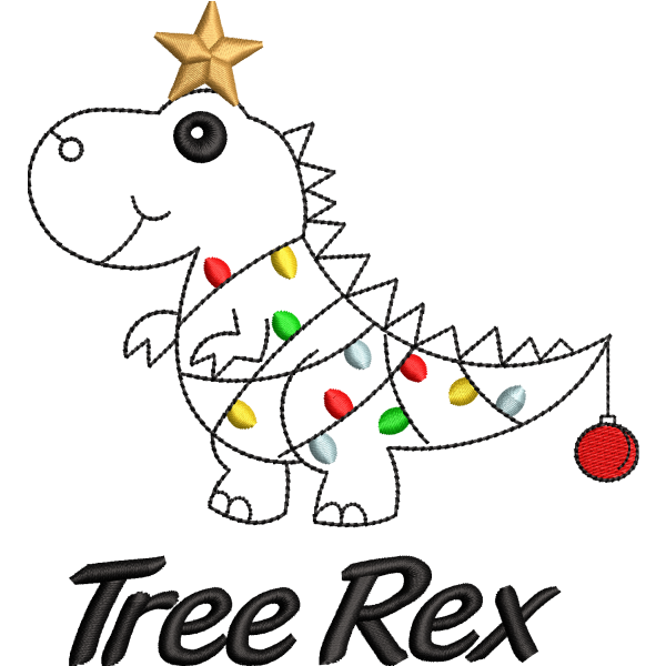 Tree Rex Dinosaur Design