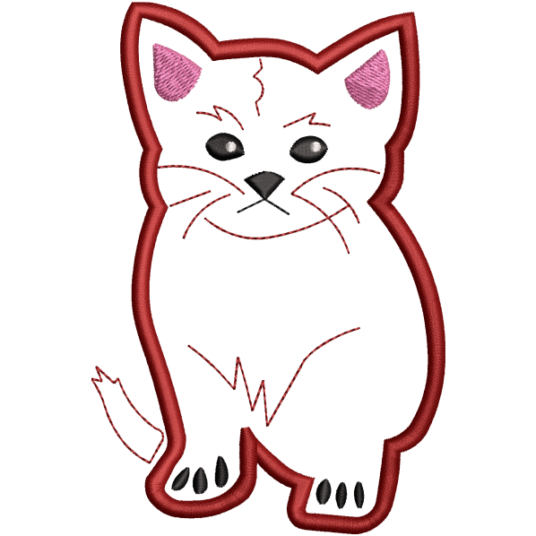 Red Outline Cat